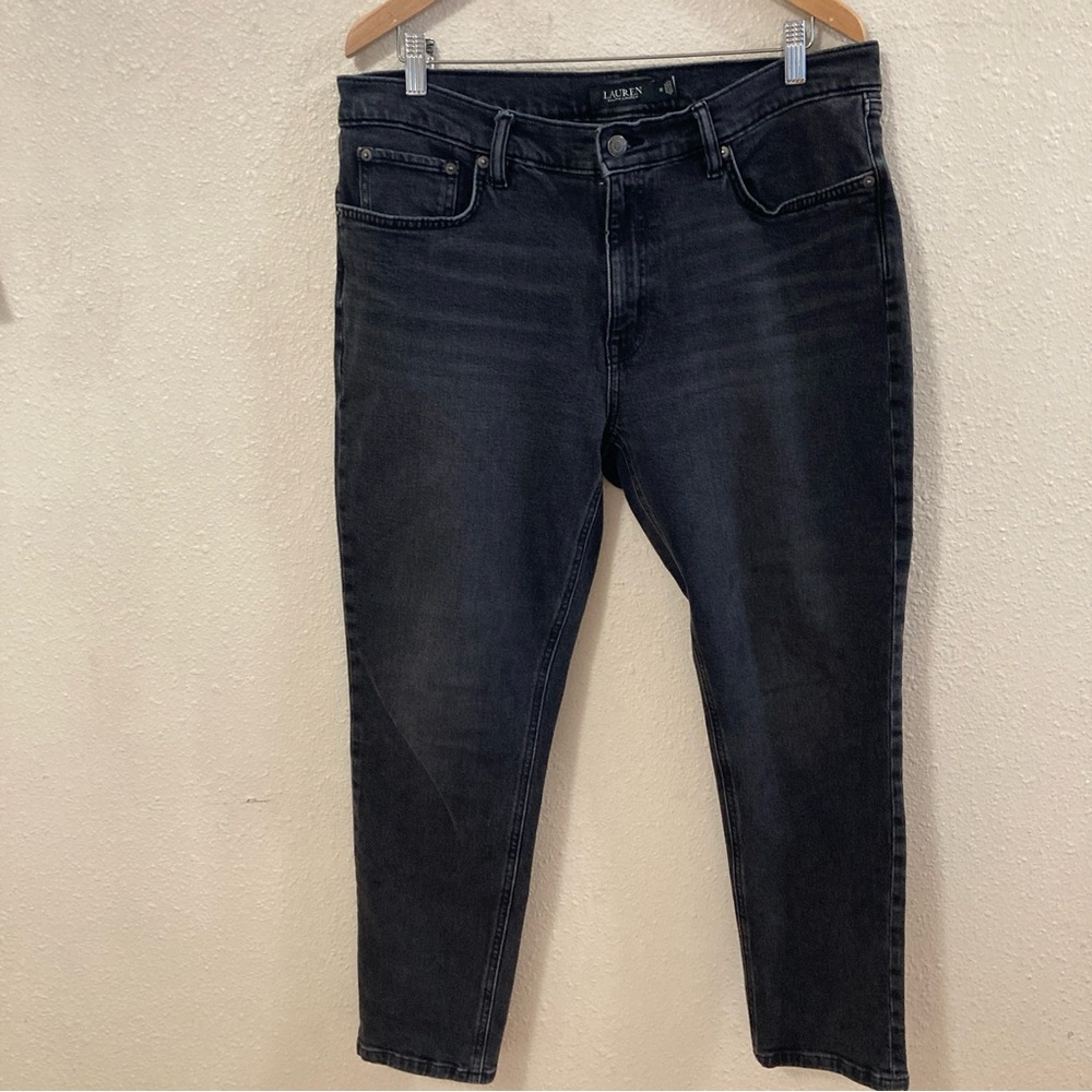 Lauren Ralph Lauren Women’s Jeans Black Skinny Stretch Size 12 - Picture 4 of 10